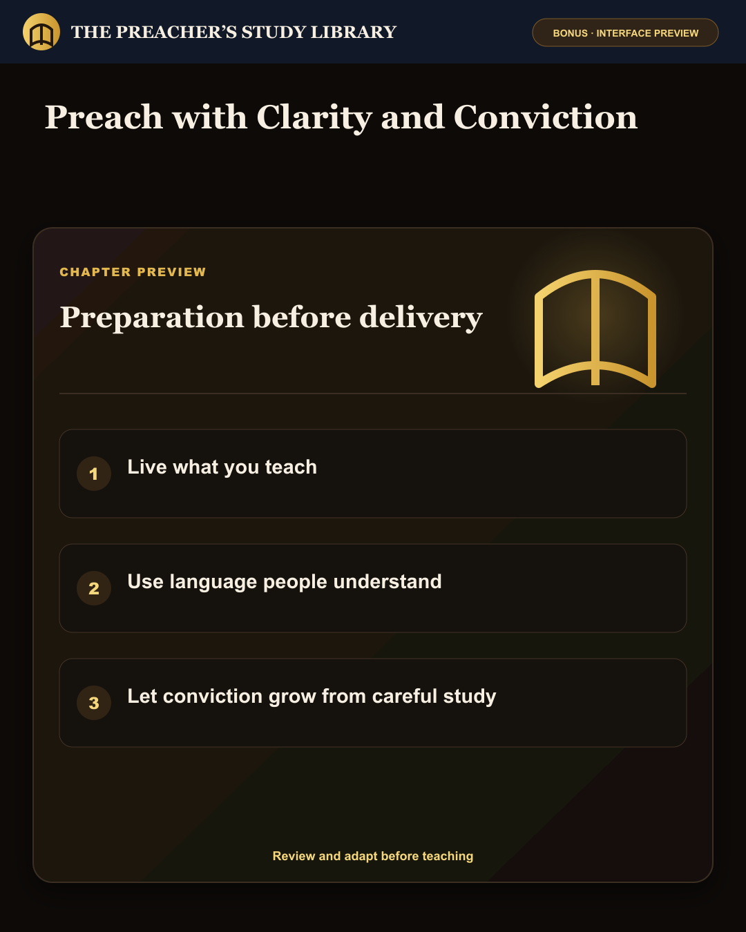 Clarity & Conviction