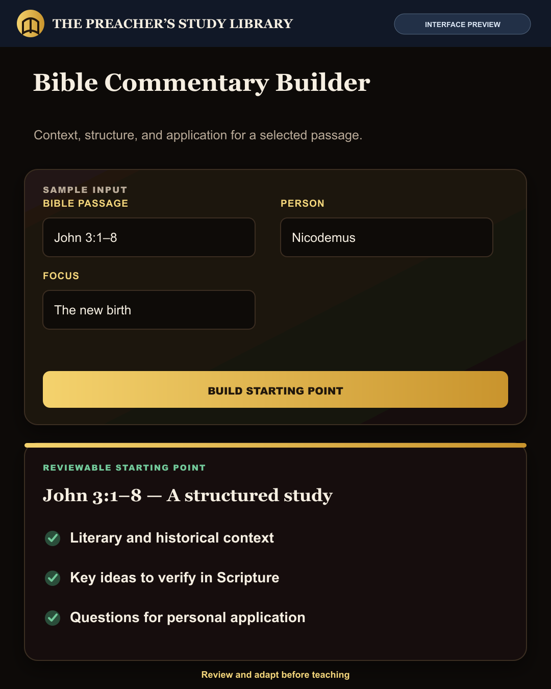 Bible Commentary