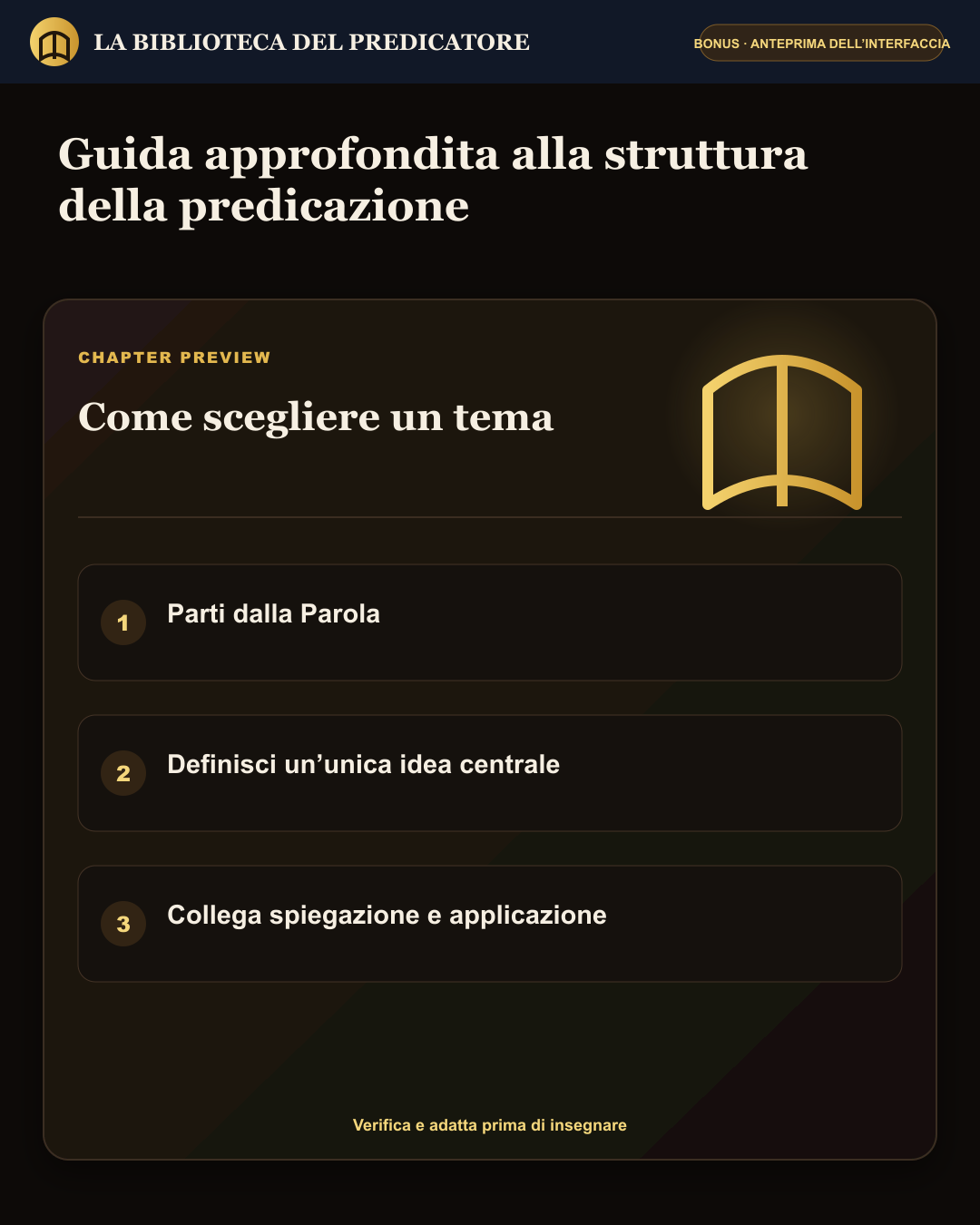 Struttura della predicazione
